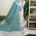 কটন জামদানী থ্রি-পিস (Code-104)