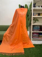 হাতের তাঁতের জামদানি থ্রি পিস (Code-308)