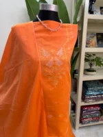 হাতের তাঁতের জামদানি থ্রি পিস (Code-308) - Image 2