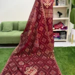 সেমি মসলিন জামদানি থ্রি পিস (Code-506)