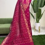টাঙ্গাইল হাফসিল্ক জামদানি থ্রি পিস (Code-159)
