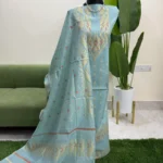 টাঙ্গাইল হাফসিল্ক জামদানি থ্রি পিস (Code-162)