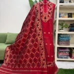 টাঙ্গাইল হাফসিল্ক জামদানি থ্রি পিস (Code-167)