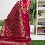 টাঙ্গাইল হাফসিল্ক জামদানি থ্রি পিস (Code-178)