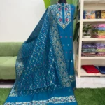 টাঙ্গাইল হাফসিল্ক জামদানি থ্রি পিস (Code-185)