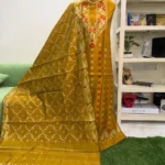টাঙ্গাইল হাফসিল্ক জামদানি থ্রি পিস (Code-196)